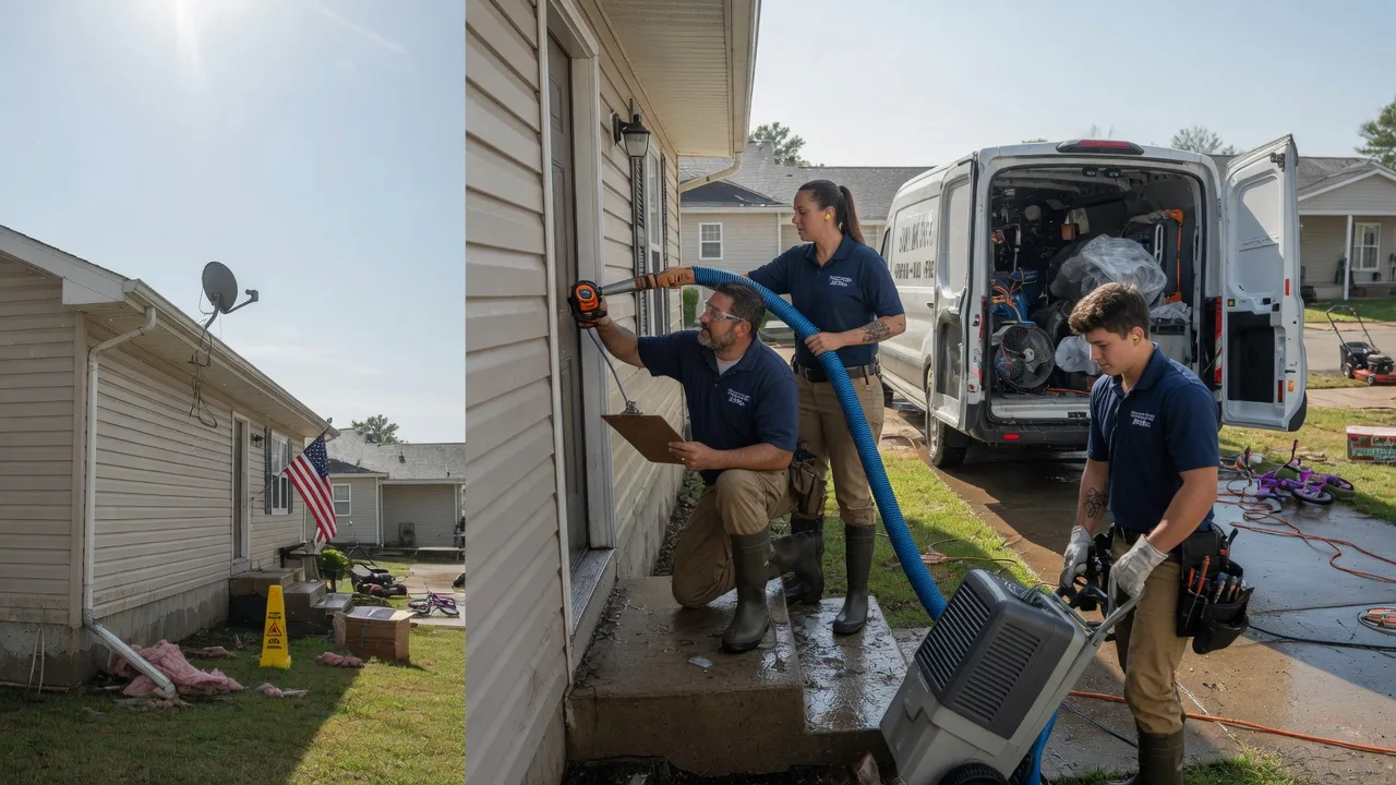 Ceiling Water Damage Restoration in Woodsfield, OH near me